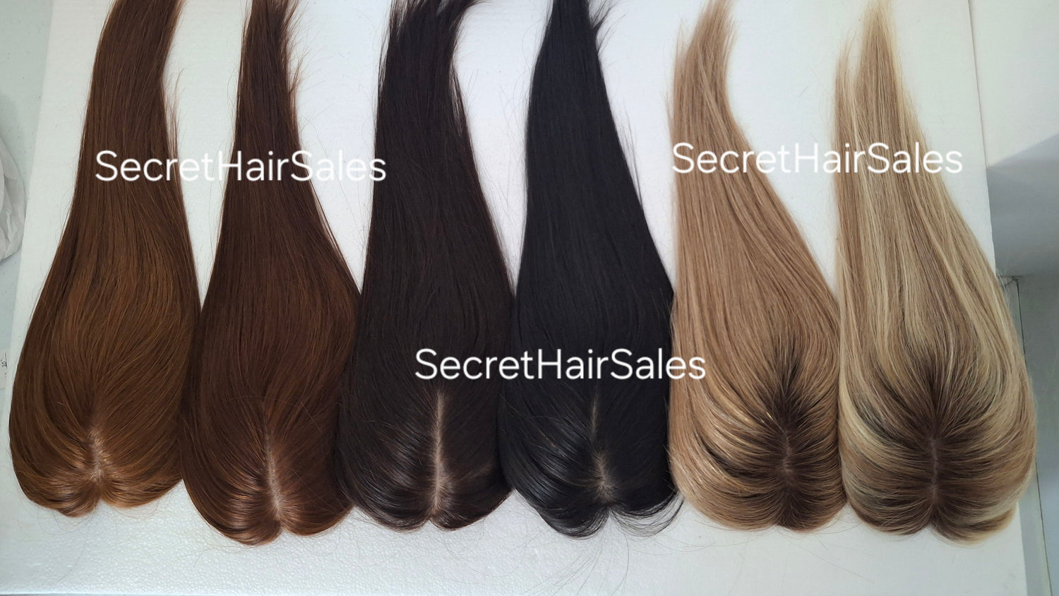 Mila silk base topper- human hair