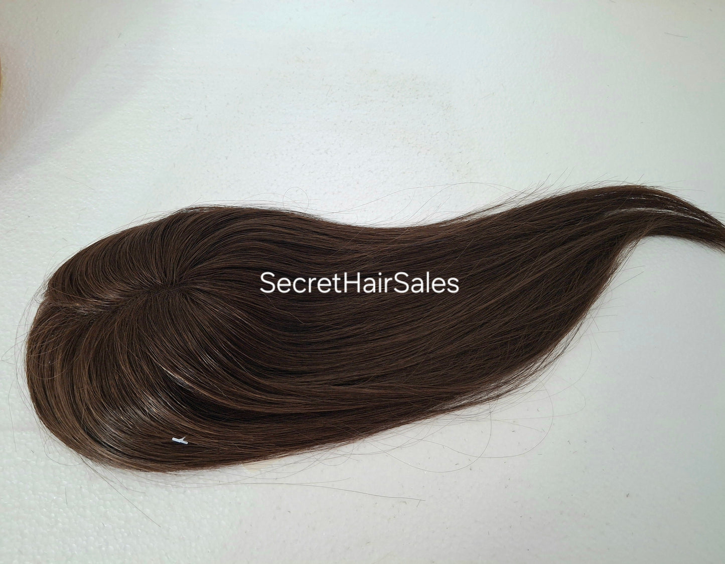 Betty lace and weft mini topper, 100% human hair, lightweight and breathable, great for beginners, dark chocolate