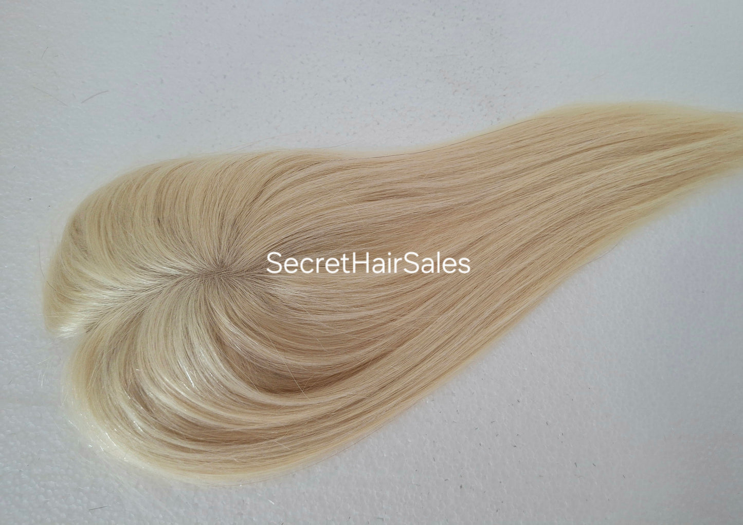 Betty lace and weft mini topper, 100% human hair, lightweight and breathable, great for beginners, vanilla frosting